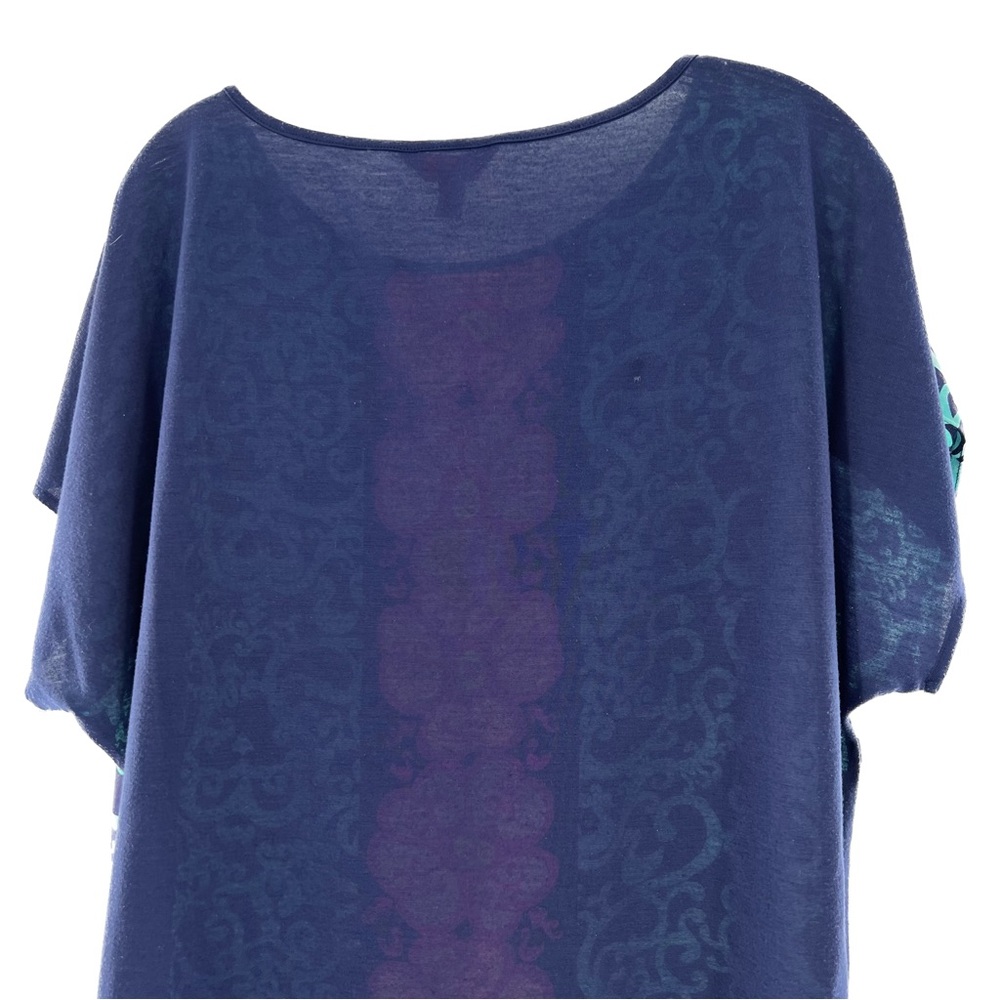 Lilly Pulitzer Marion Short Sleeve Silk Blouse Top Size Medium/Large - Picture 11 of 17